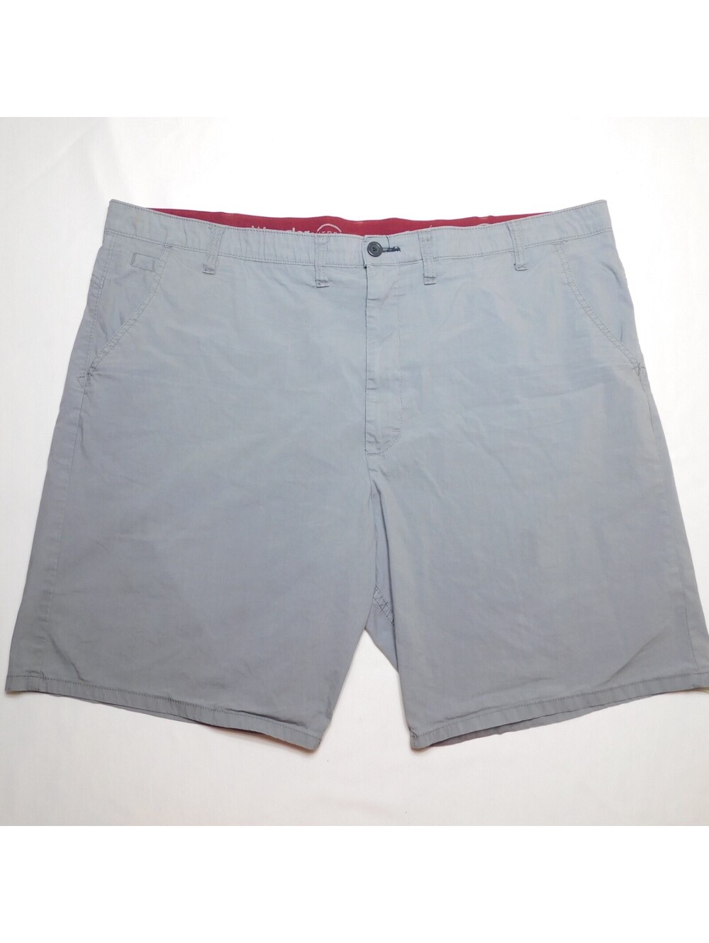 Wrangler Outdoor Series Men Shorts Size 44 Grey Elastic Comfort Waist Hiking Chi
